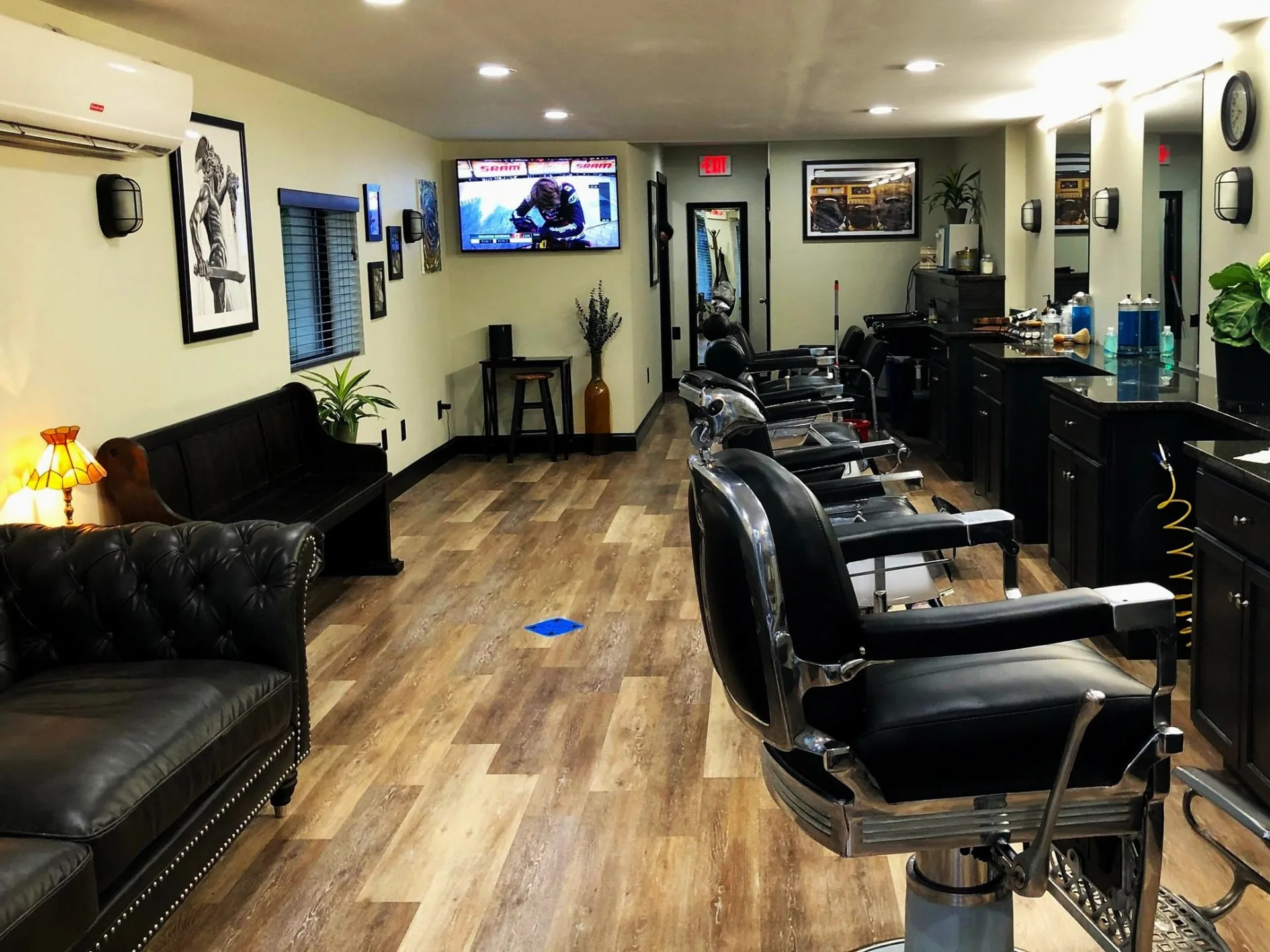 Inside the Trim-IT barbershop